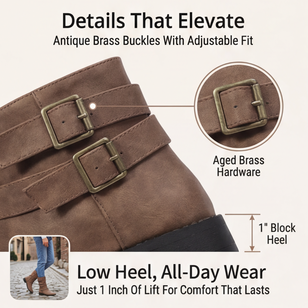 Strova | Crushed Slouch Mid Calf Boots