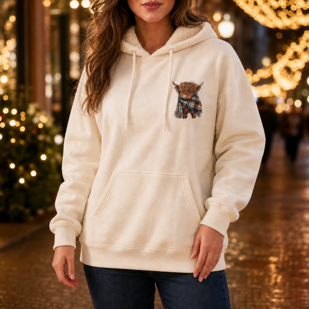 Highlander | Highland Cow Print Hoodie
