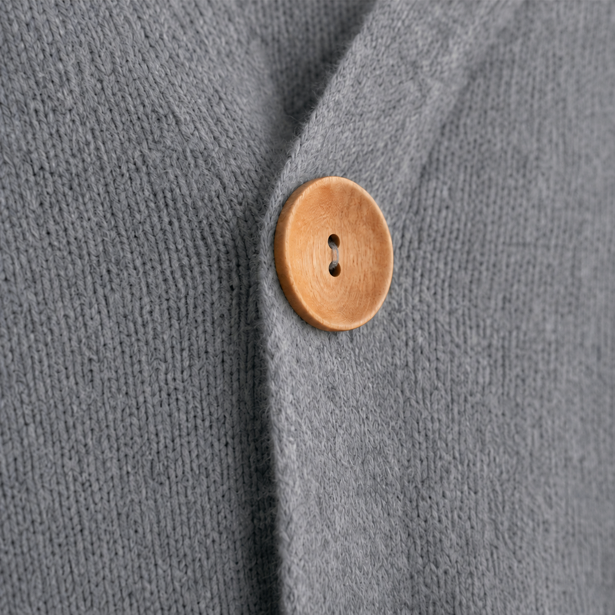 Wearbellax | Hooded Waffle-Knit Button-Front Cardigan