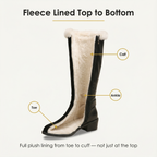 Velara | Women's fleece lined knee high winter boots