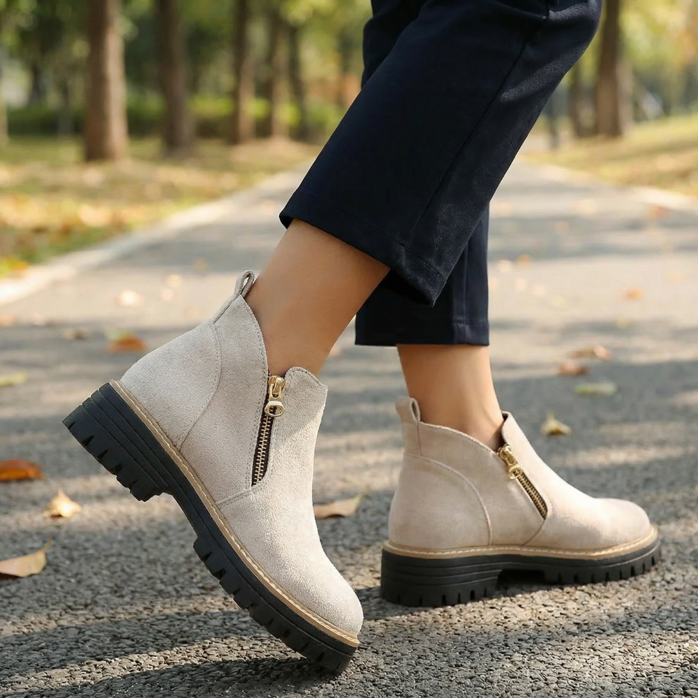 Stepara | Side-Zip Suede Chelsea Boots