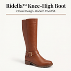 Ridella | Knee High Riding Boots with Buckle Detail
