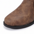 Strova | Crushed Slouch Mid Calf Boots