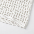 Solenya | Women's Breezy Open-Knit Summer Top