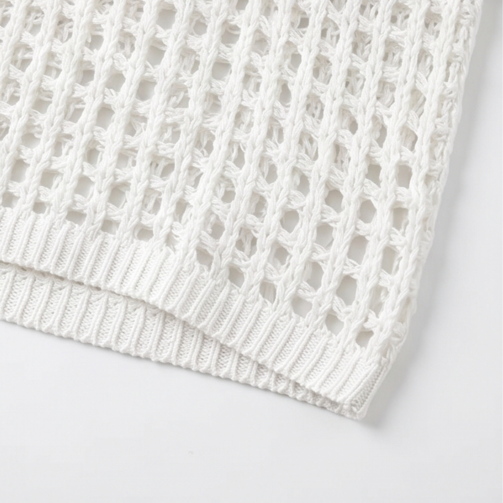 Solenya | Women's Breezy Open-Knit Summer Top