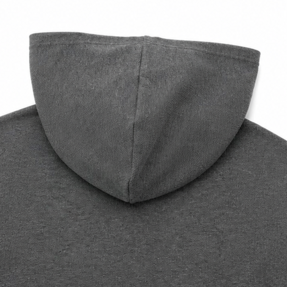 Kearbella | Lightweight Waffle Knit Button Henley Hoodie