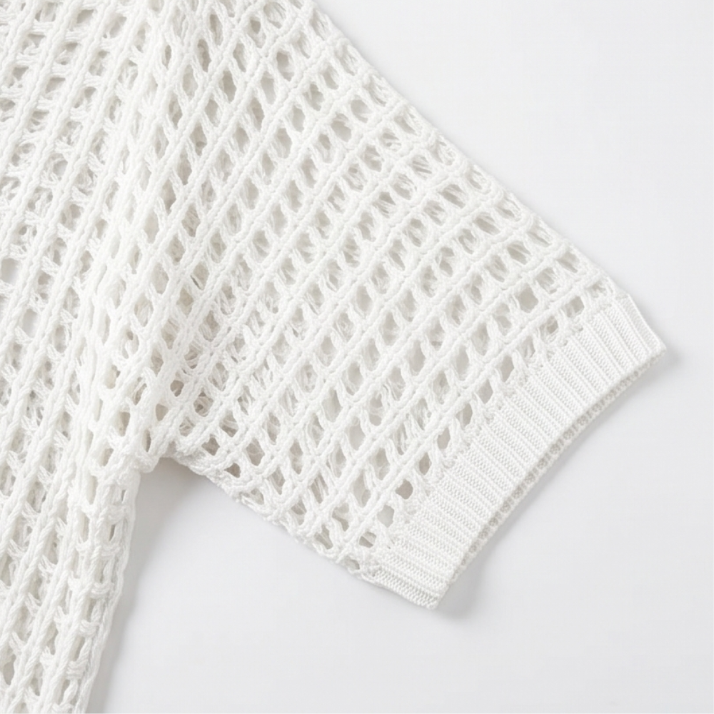 Solenya | Women's Breezy Open-Knit Summer Top