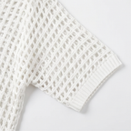 Solenya | Women's Breezy Open-Knit Summer Top