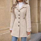 Vestalle | Belted Tailored Blend Trench Coat