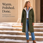 Wintervia | Sherpa Windproof Long Coat