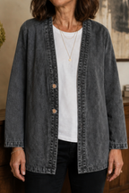 Corriveau | Washed Denim-Look Jacket