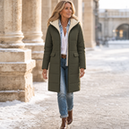 Wintervia | Sherpa Windproof Long Coat