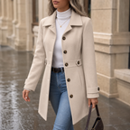 Vestalle | Belted Tailored Blend Trench Coat