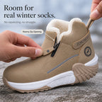 Frostelle | Fleece-Lined Zip Ankle Winter Boots