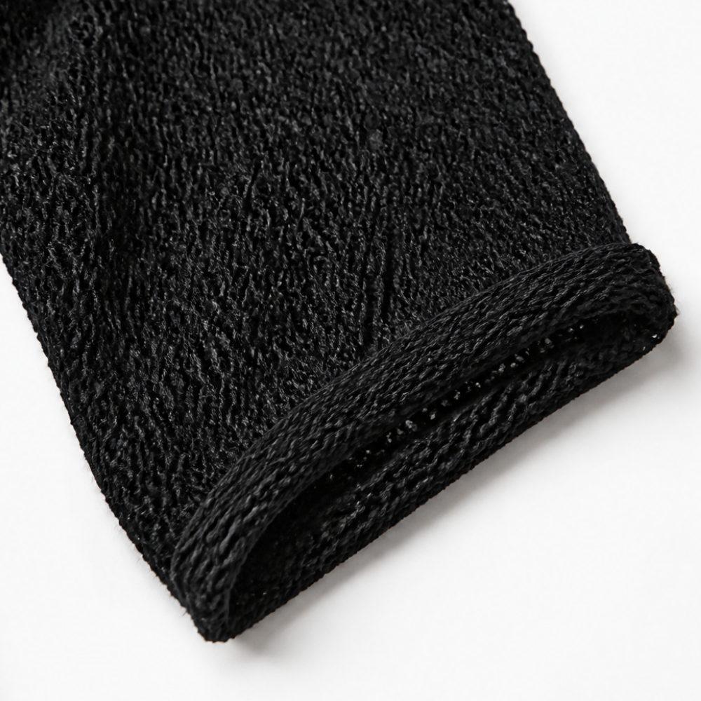 Solenya | Open-Knit Cold-Shoulder Boho Top