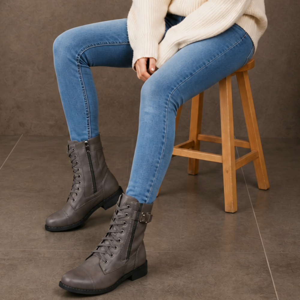 Everstride | Side-Zip Round-Toe Ankle Boots