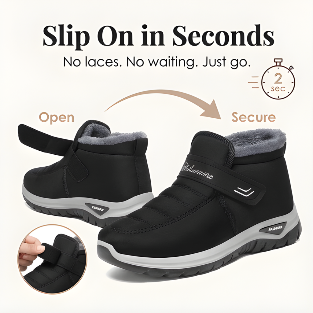 Cozara | Fur Lined Slip On Winter Boots