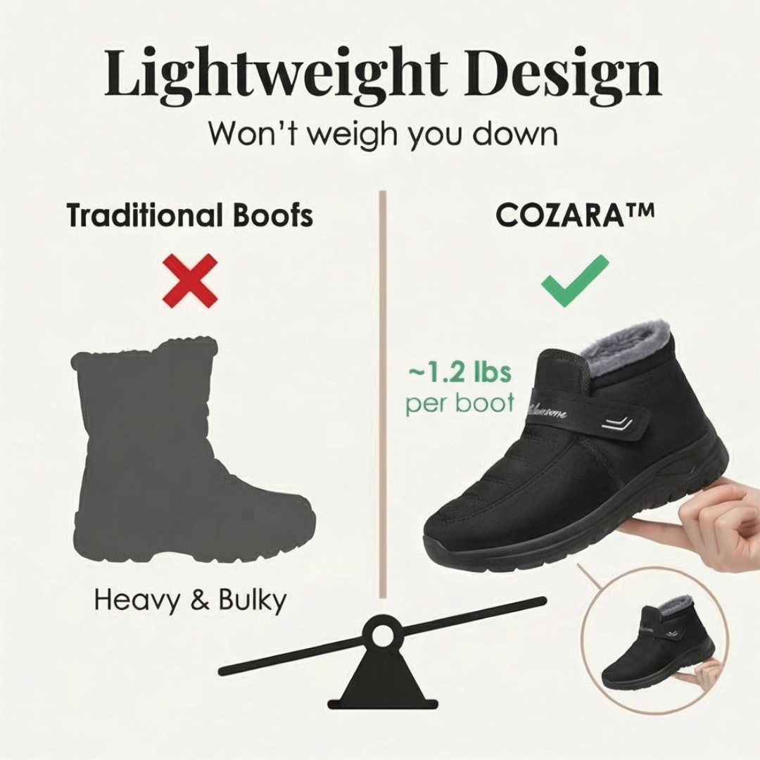 Cozara | Fur Lined Slip On Winter Boots