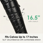 Velura | Women's fleece-lined over-the-knee boots