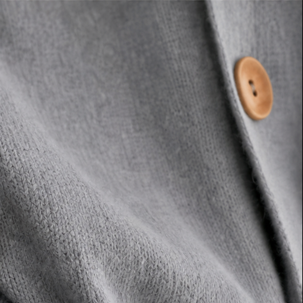Wearbellax | Hooded Waffle-Knit Button-Front Cardigan