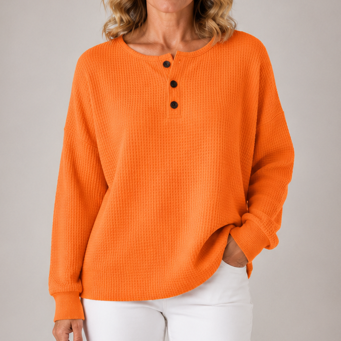 Juniper | Women's Cozy Waffle Knit Pullover