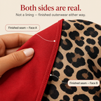 Wearbells | Reversible Leopard Print Hooded Coat