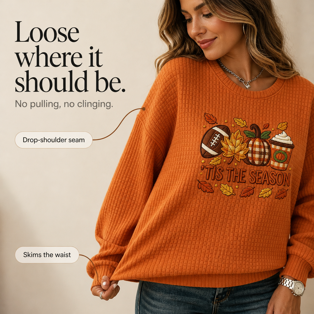Everdas | Seasonal Graphic Crew-Neck Sweatshirt