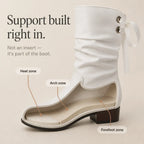 Archwell | Ruched Ribbon Mid-Calf Boots