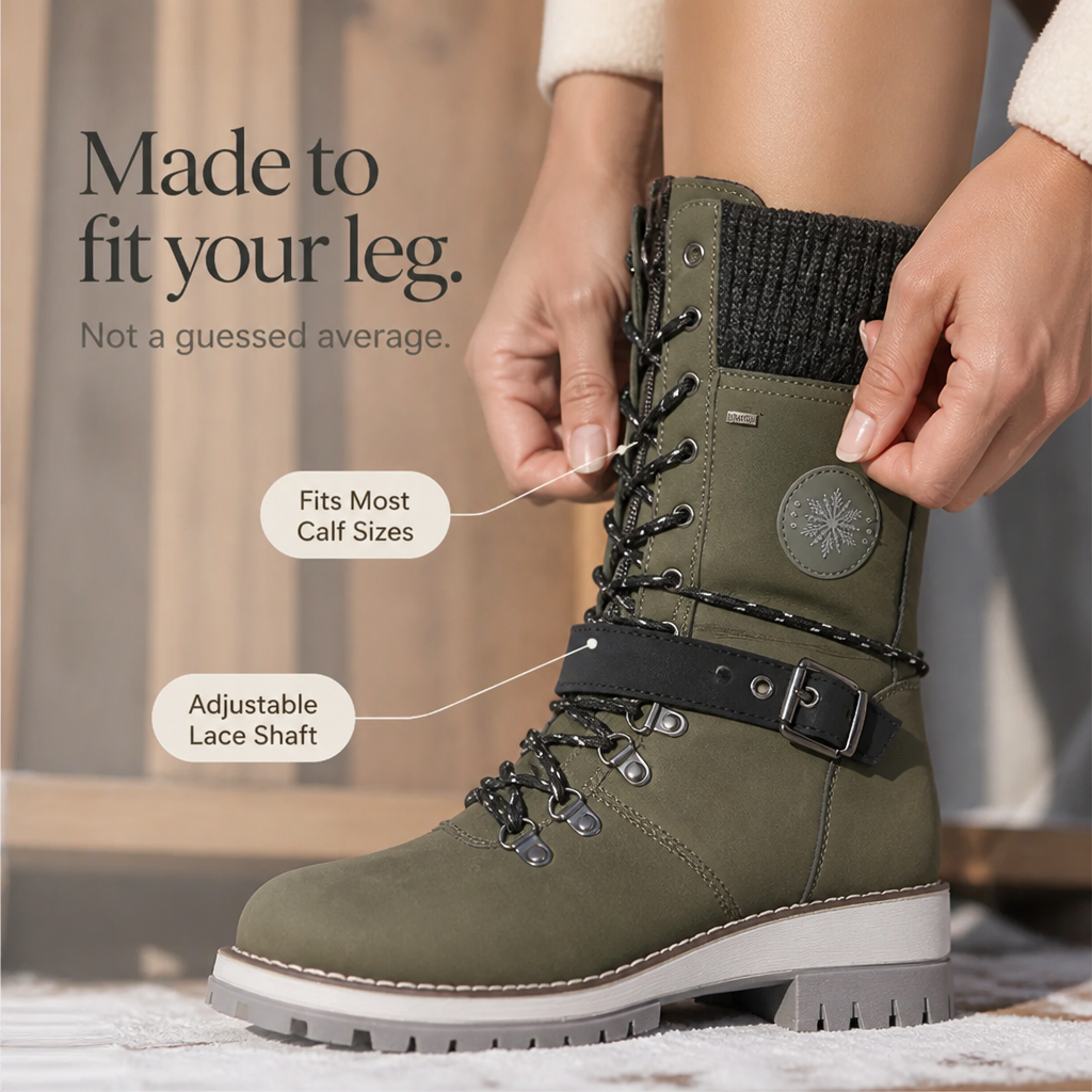 Snowlina | Adjustable Knee-High Insulated Snow Boots