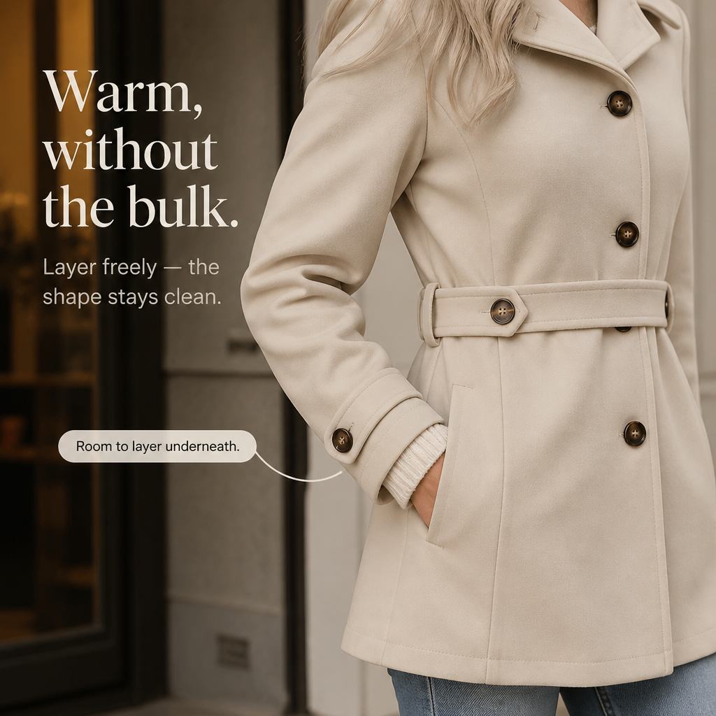 Silhouette | Belted Tailored City Coat