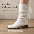 Archwell | Ruched Ribbon Mid-Calf Boots