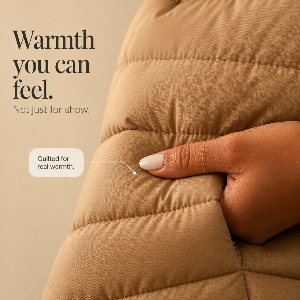 Coeza | Mixed-Media Quilted Puffer Knit-Sleeve Jacket