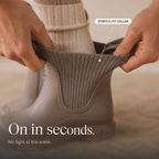 Puddlestep | Elastic Collar Ankle Rain Boots