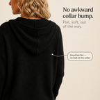 Hoodwell | Hooded Button-Front Knit Cardigan