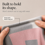 Ribette | Colorblock Ribbed Zip-Up Hooded Top