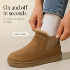 Snowelle | Plush-Lined Slip-On Ankle Boots