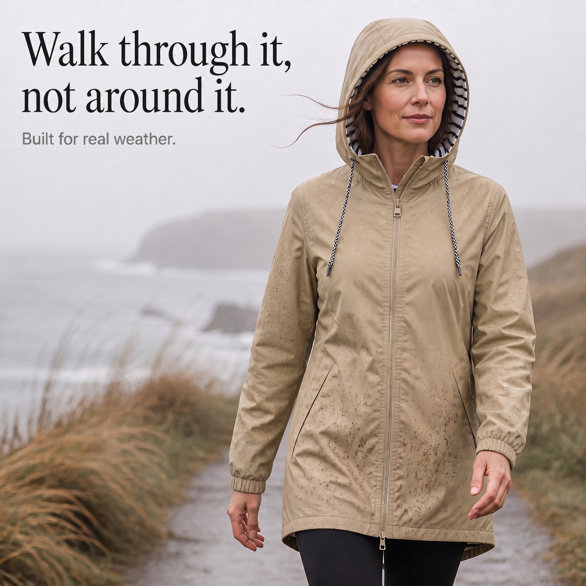 Rainfell | Waterproof Hooded Packable Rain Jacket