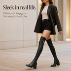 Cozeva | Stretch Elastic Warm-Lined Over-The-Knee Boots