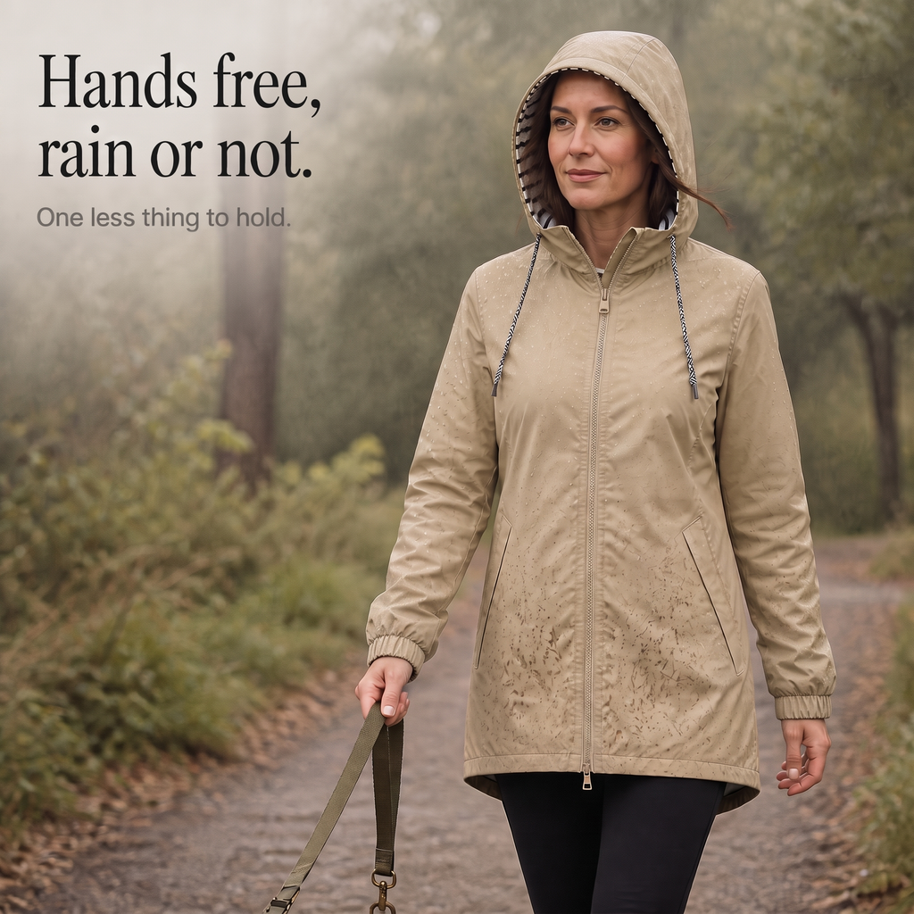 Rainfell | Waterproof Hooded Packable Rain Jacket