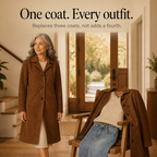 Draperie | Suede Trench That Moves With You, Not Around You