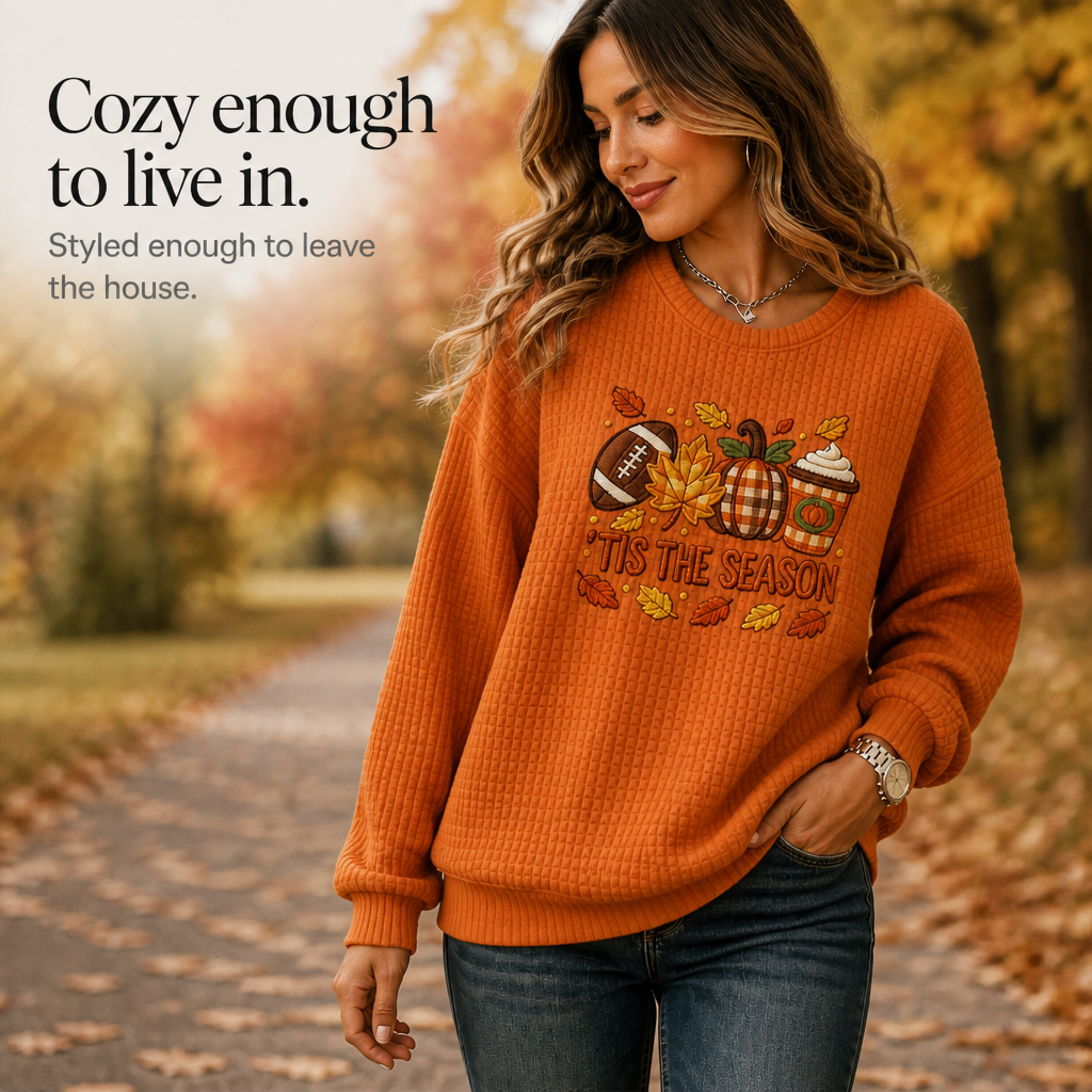 Everdas | Seasonal Graphic Crew-Neck Sweatshirt