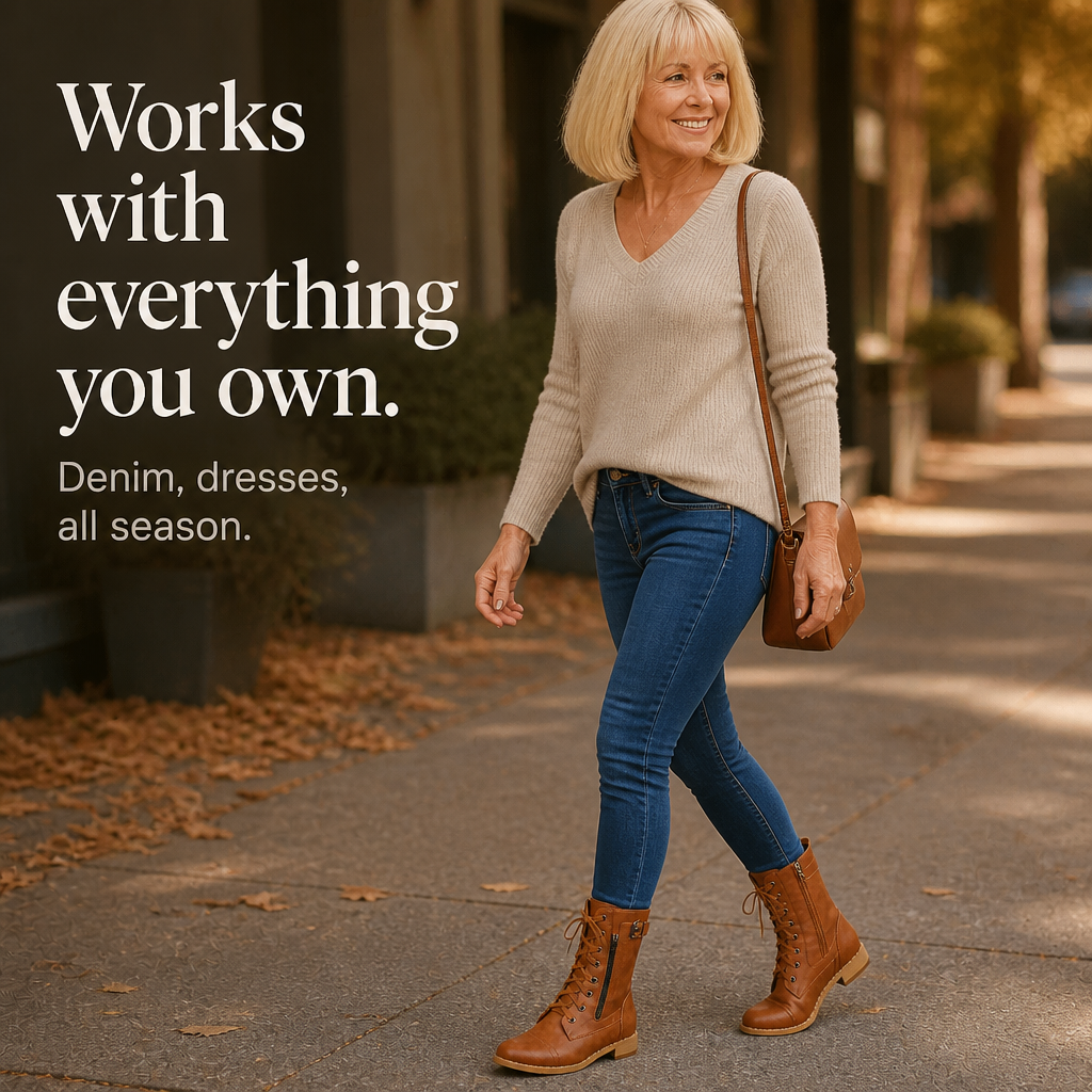 Everstride | Side-Zip Round-Toe Ankle Boots