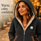 Hearthline | Waffle-Quilted Hooded Jacket