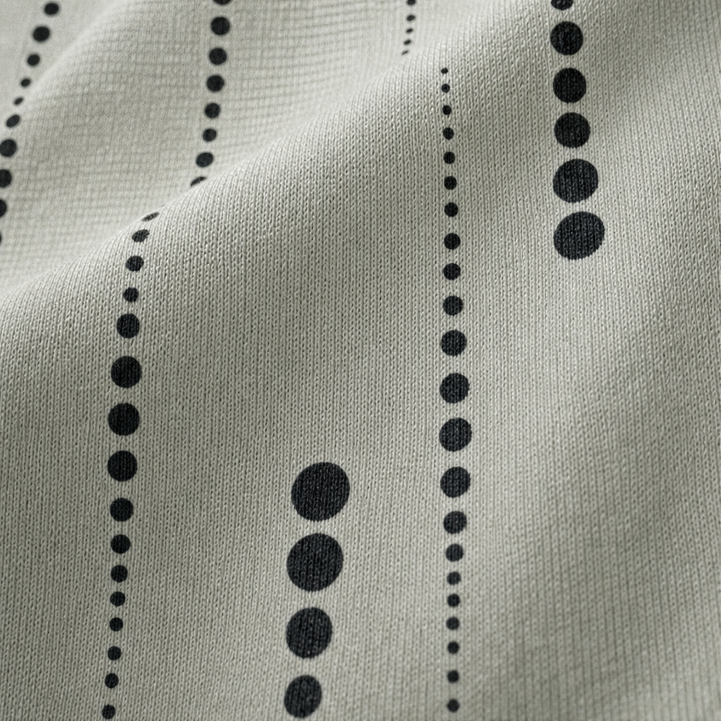 Dotwell | Dotted Stand-Collar Button Sweatshirt