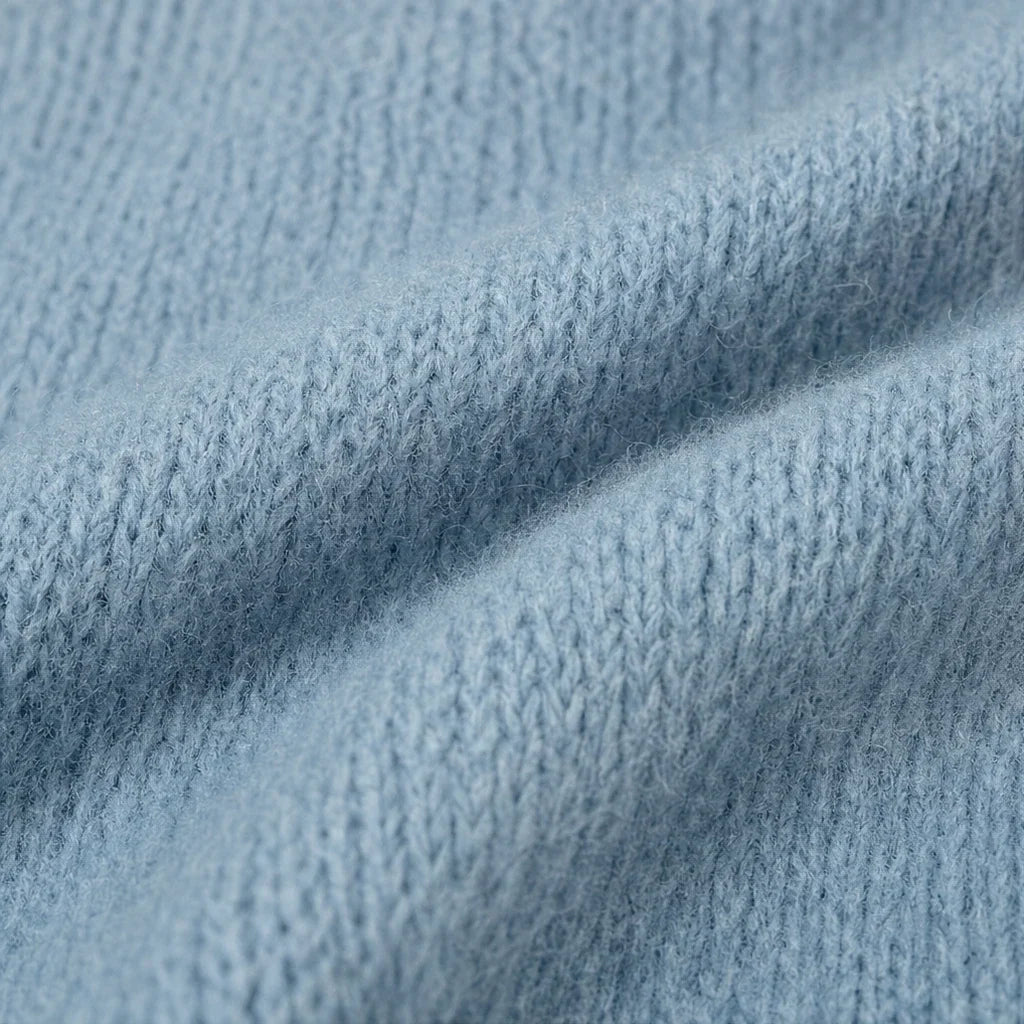 Easewell | Dropped-Shoulder Knit Hoodie
