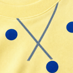 Sunbelle | Polka Dot Ribbon-Tie Neck Sweatshirt