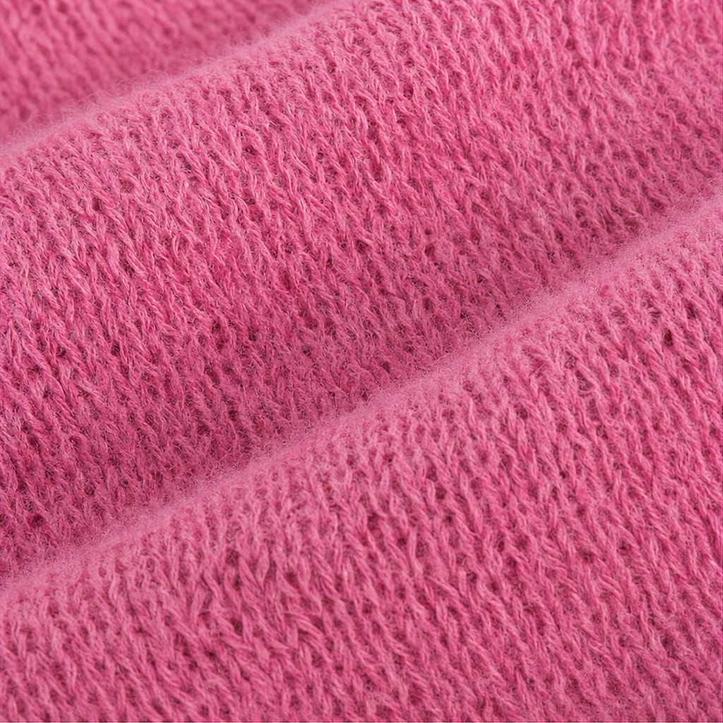 Cozelle | Frayed-Edge Open-Knit Oversized Hoodie