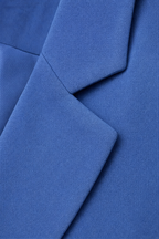 Cuffley | Striped-Cuff Roll-Sleeve Tailored Blazer