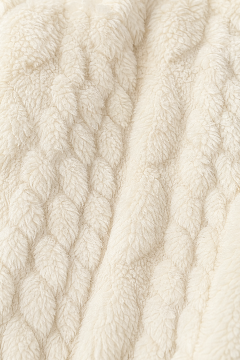 Wealbella | Cable-Knit Hooded Longline Coat