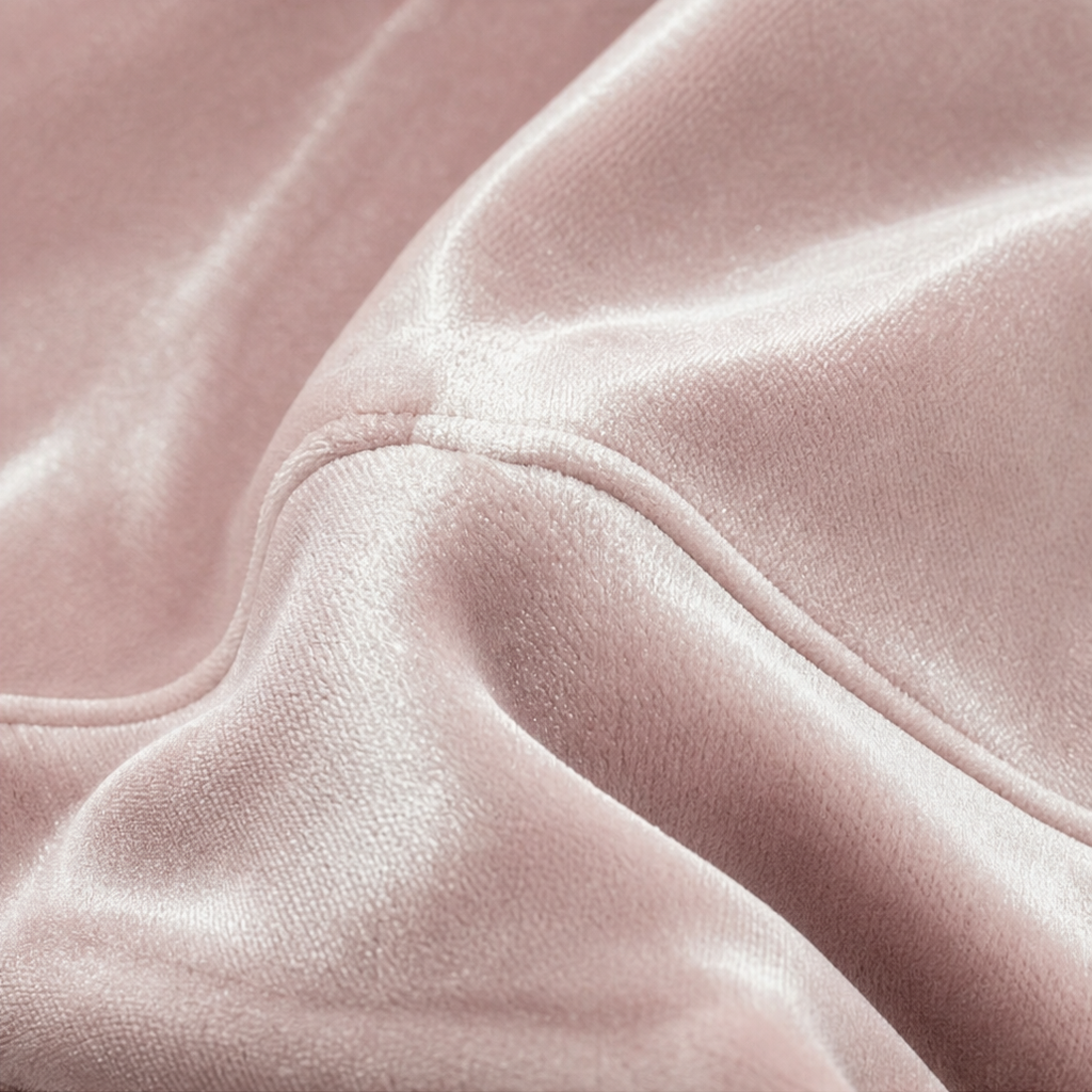 Wearbelli | Half-Zip Funnel Neck Velour Pullover